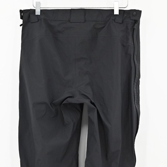 LL BEAN TEK O2 3L Storm Pants Black Waterproof Hiking Rain Womens Size Medium - Picture 6 of 10